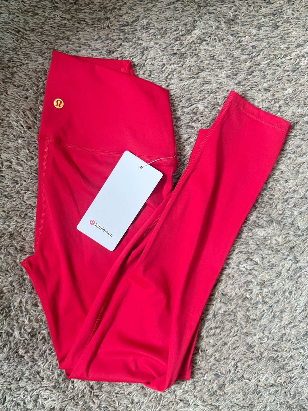 lululemon athletica Bright Pink High-Rise Leggings